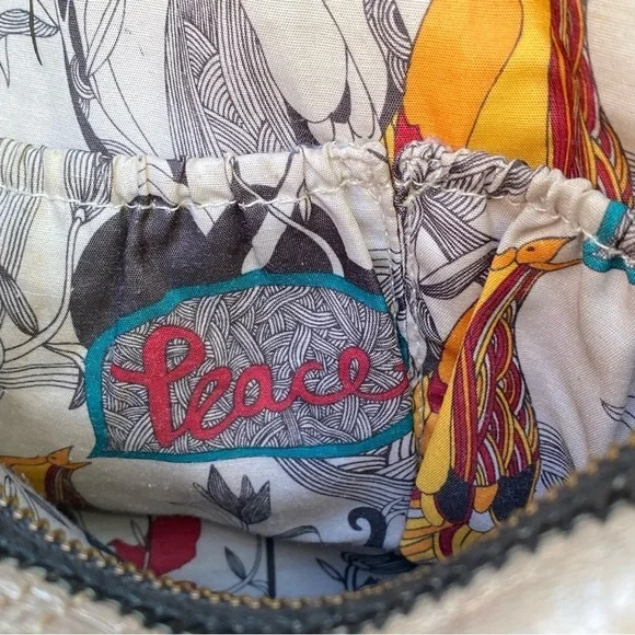 The Sak Metallic Silver and Black Crossbody Bag - Picture 10 of 12